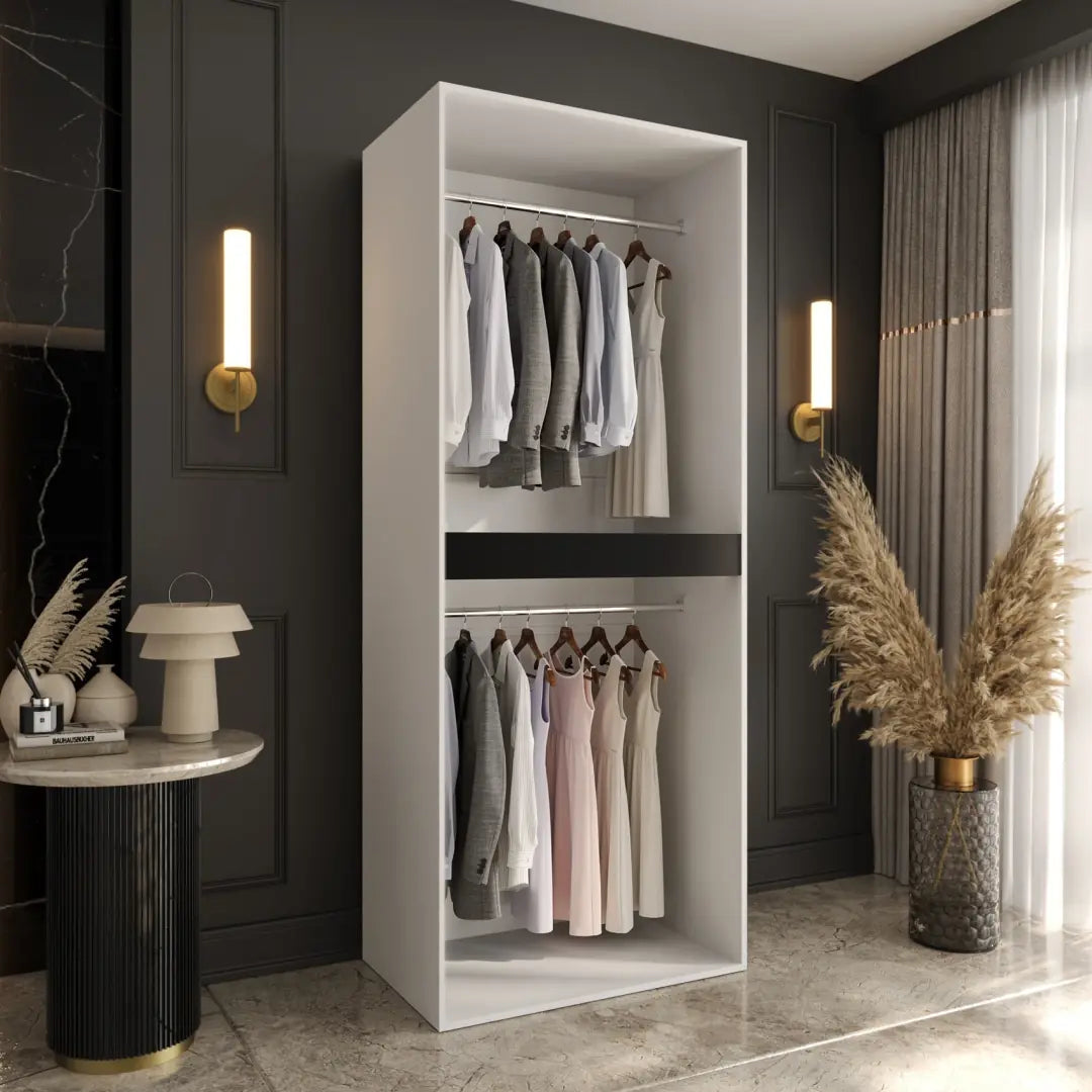Tempo Hinged Door Wardrobe 80cm