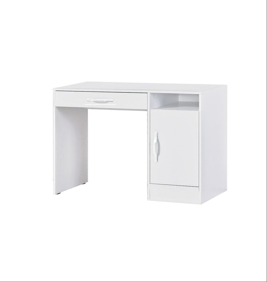 SPACEO Desk White / White Handles