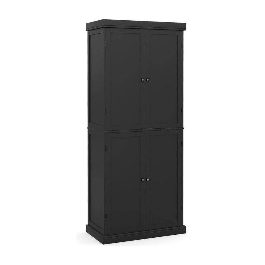 4 Door Freestanding Kitchen Pantry Buffet Cabinet-Black