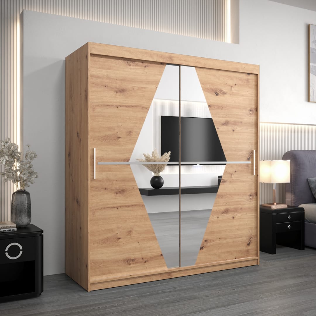 Boliwia Sliding Door Wardrobe 180cm