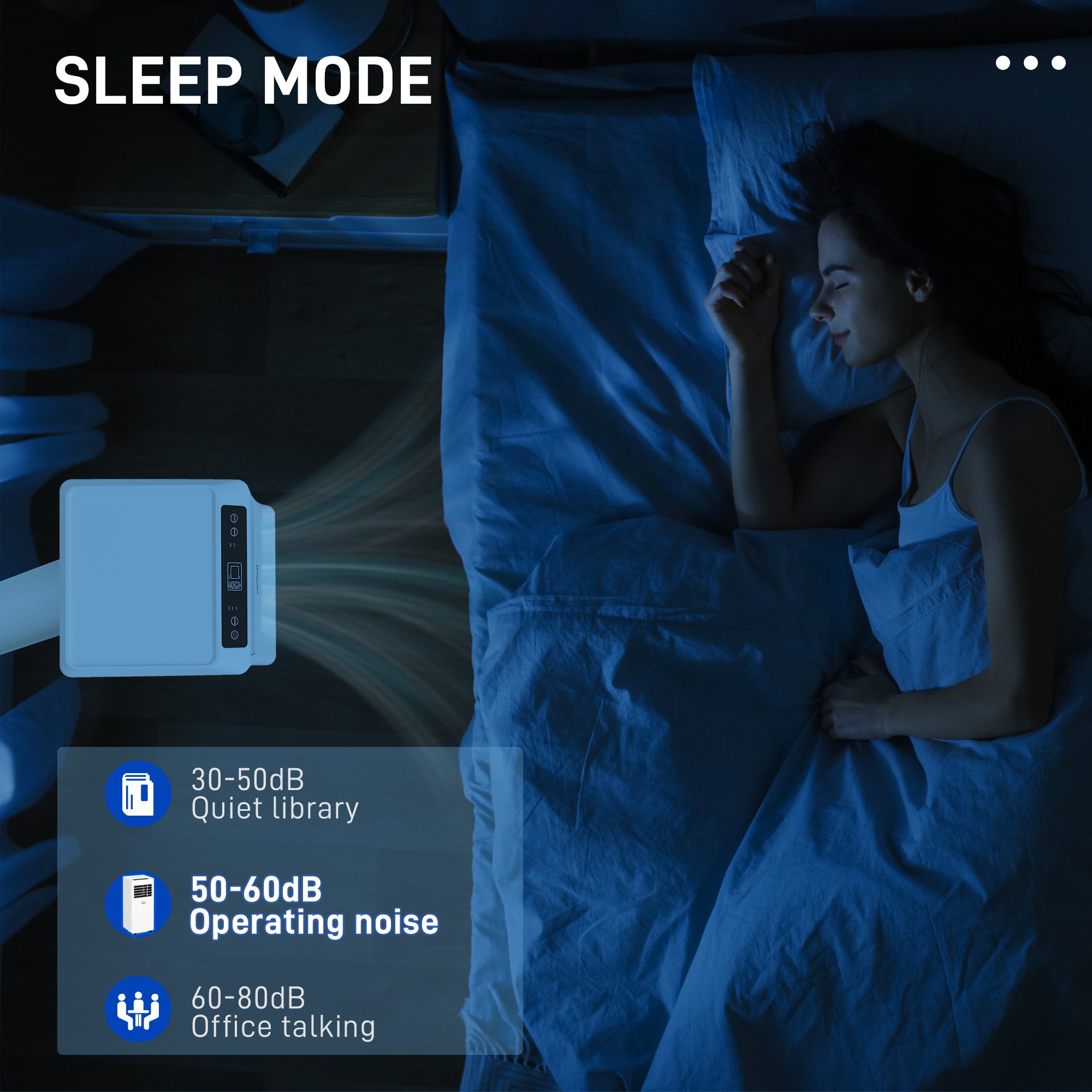 HOMCOM 10000 BTU Air Conditioning Unit, 3-in-1 Portable Air Conditioner, Dehumidifier, Cooling Fan with Remote Control, Digital Display, 2 Speeds, 24H Timer, Window Venting Kit, 30m√Ç¬≤