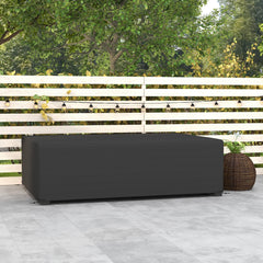 Outsunny Outdoor Garden Furniture Cover Waterproof, Anti-UV 600D Heavy Duty Oxford Fabric Patio Furniture Cover for Rectangular Sofa Table Set, Black, 245 x 165 x 66 cm