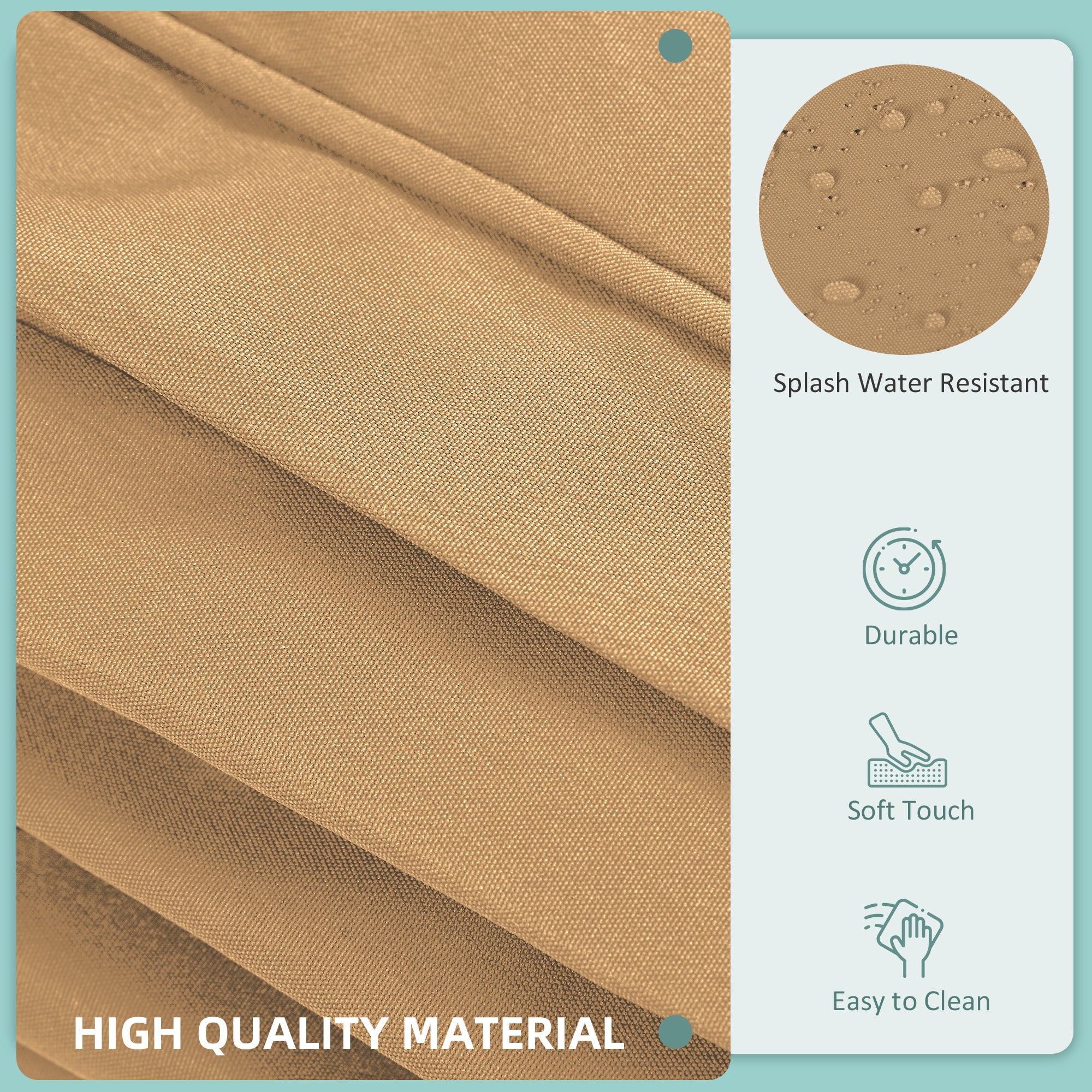 Outsunny 14 Pcs Outdoor Cushion Set - Beige