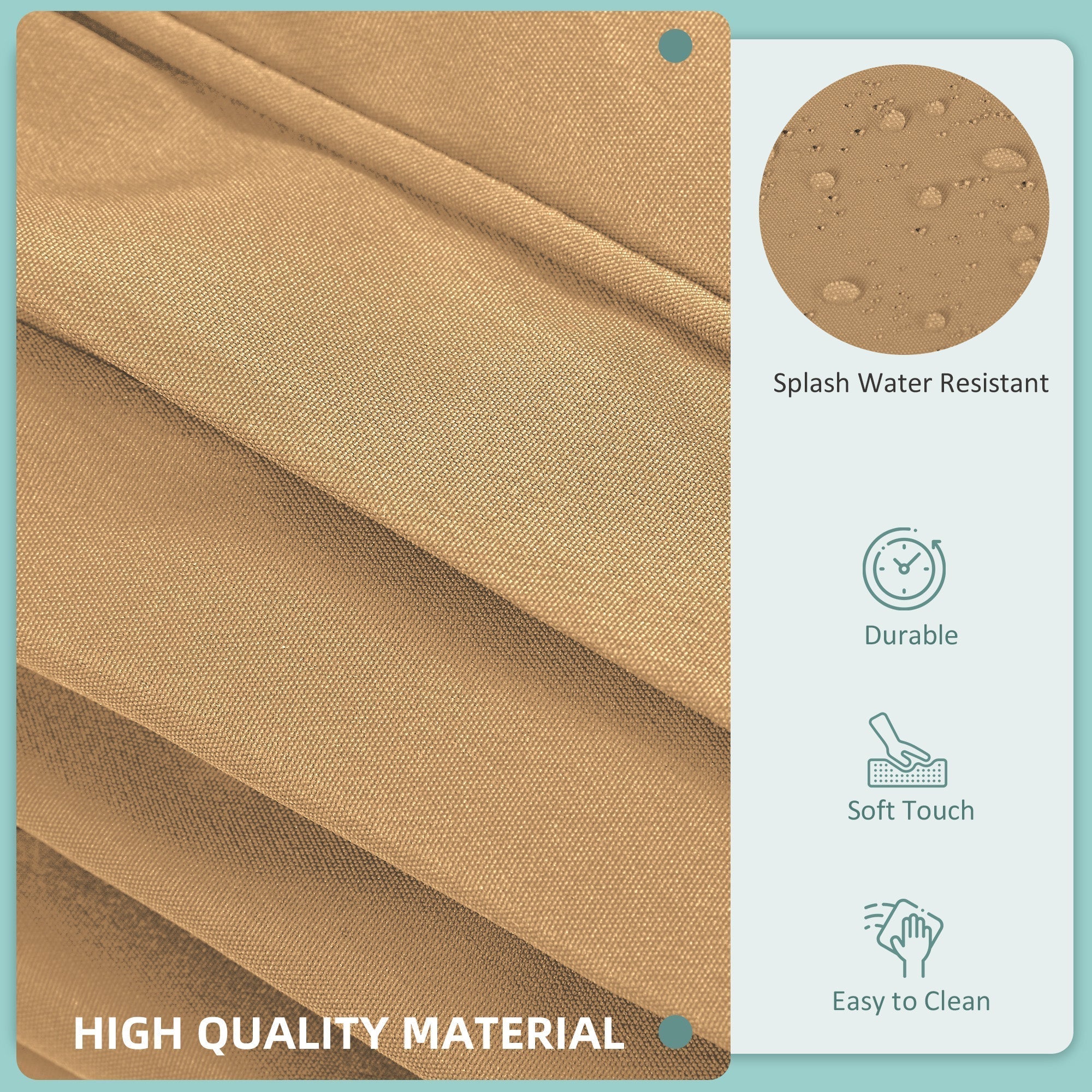 Outsunny 14 Pcs Outdoor Cushion Set - Beige