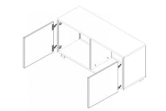 Calabrini TV Cabinet 100cm