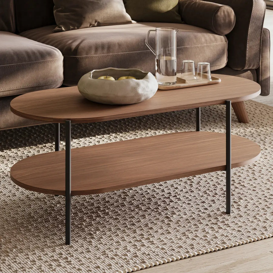 Cavo Coffee Table 110cm in Oak Walnut