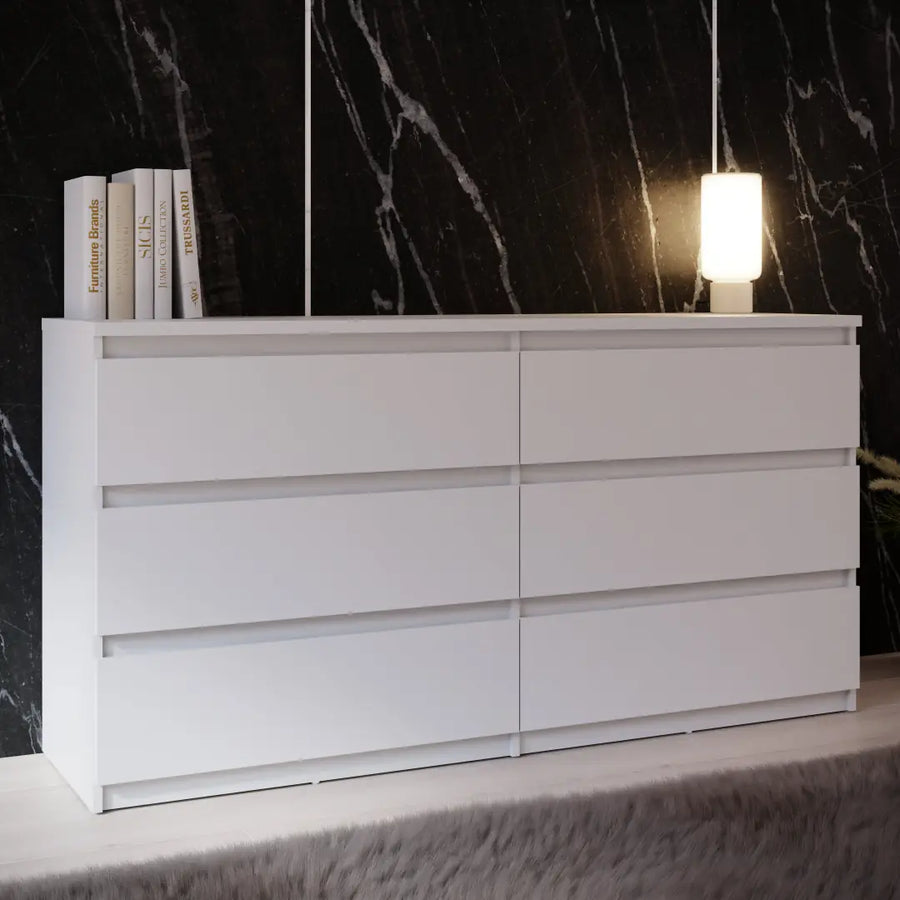 Chelsea Chest Of Drawers 154cm in White
