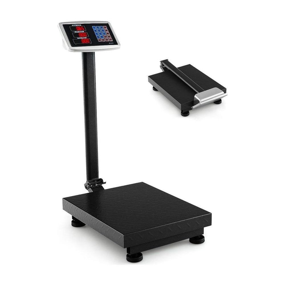 Computing Digital Platform Scale with Price Calculator showing the scale with its pole and display unit