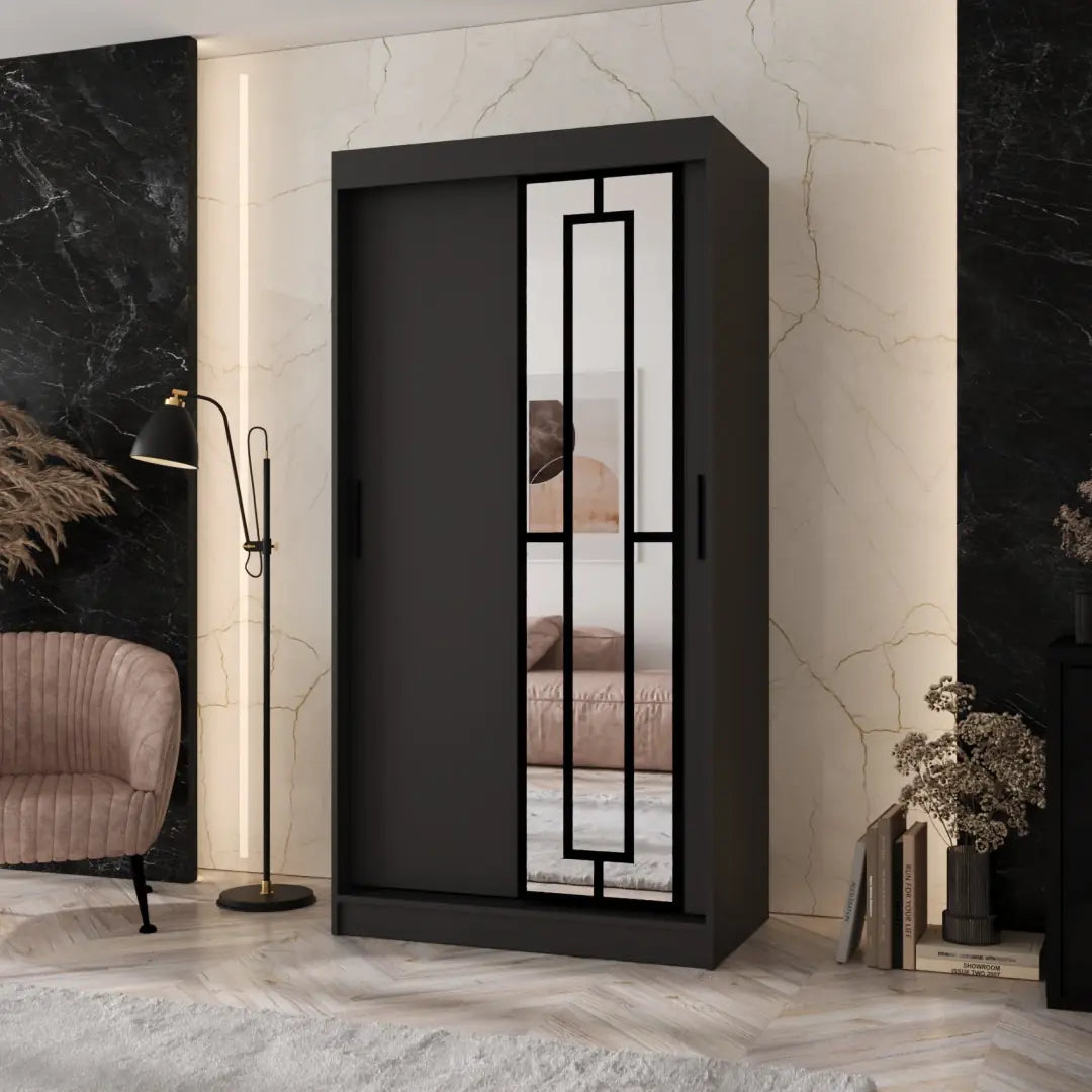 Modena Sliding Door Wardrobe 100cm