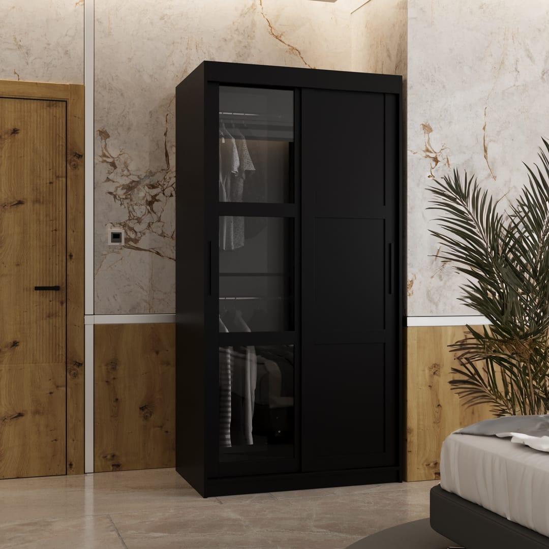 Parma III Sliding Door Wardrobe 100cm