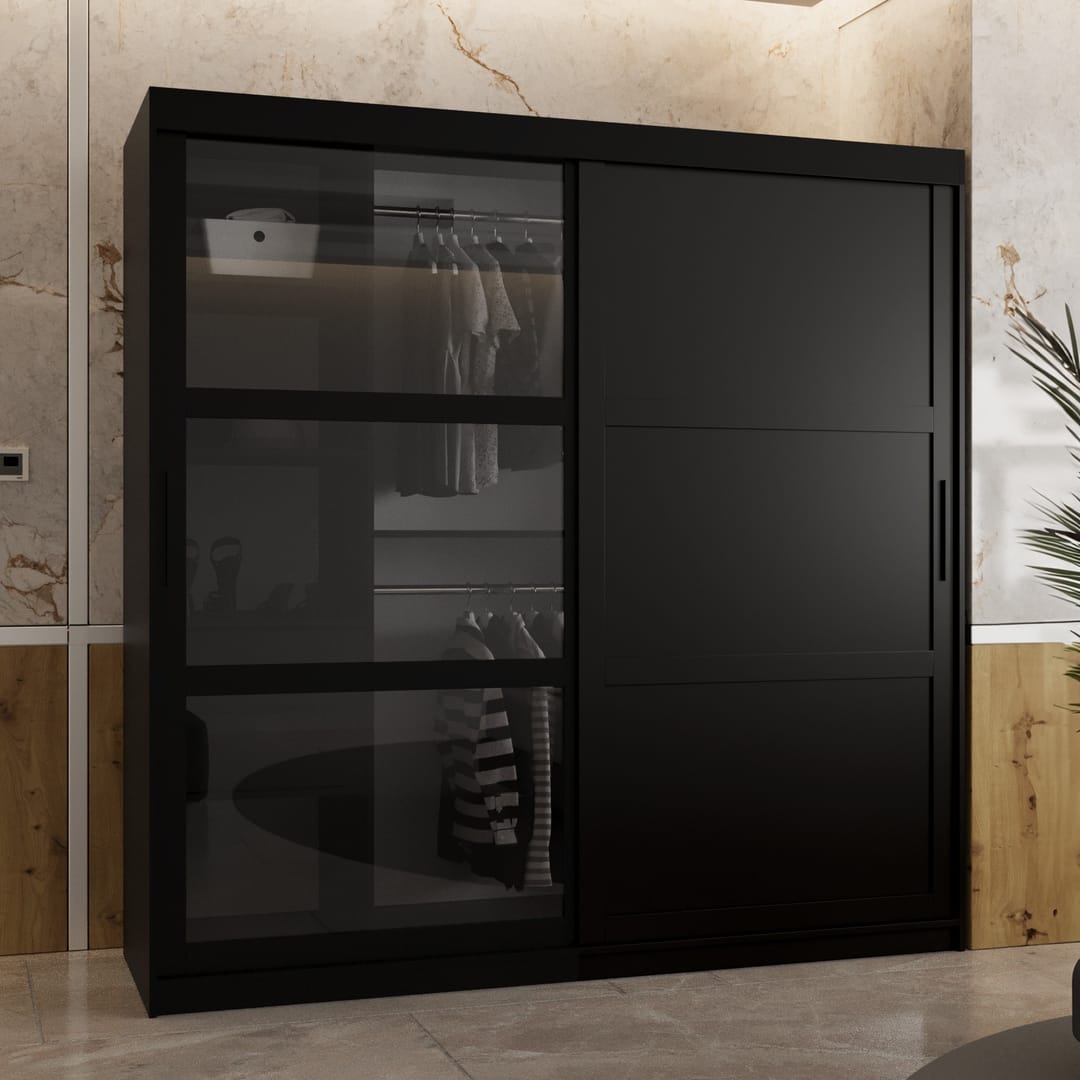 Parma III Sliding Door Wardrobe 200cm