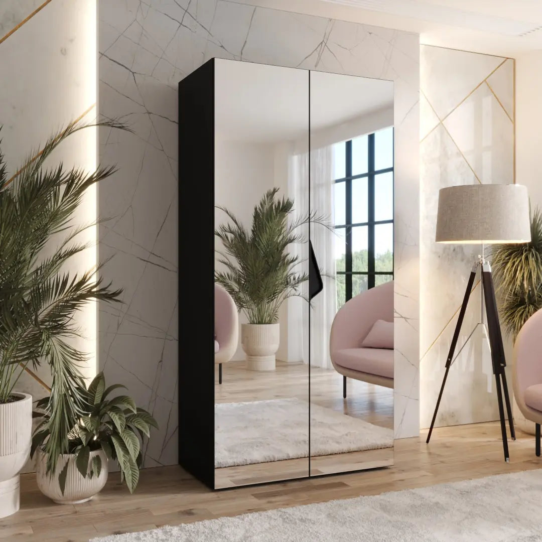 Sandi III Hinged Door Wardrobe 100cm