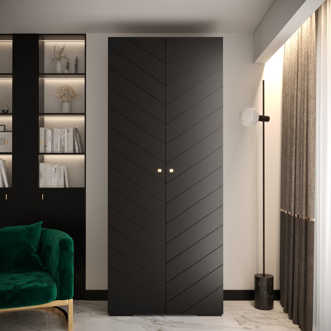 Manhattan IV Hinged Door Wardrobe 100cm - product image 4