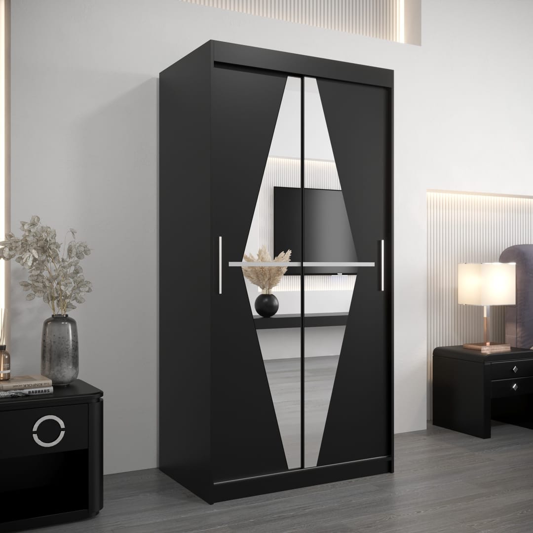 Boliwia Sliding Door Wardrobe 100cm