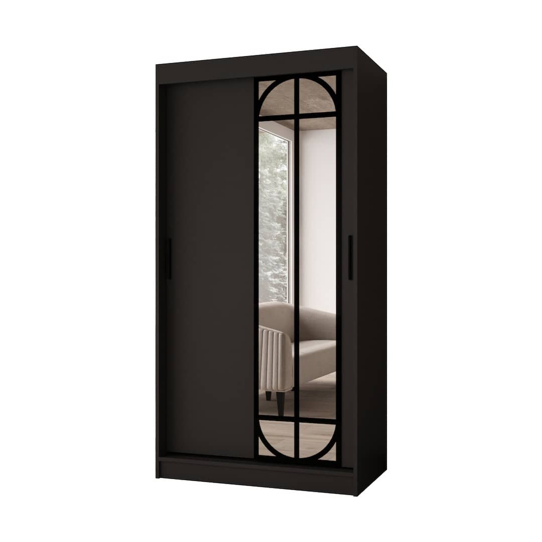 Lugo Sliding Door Wardrobe 100cm
