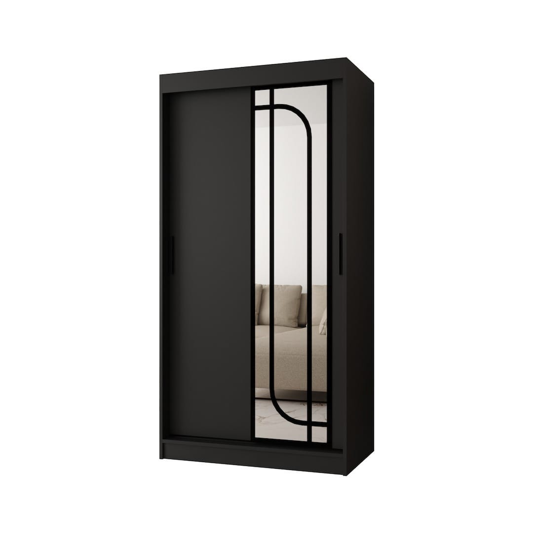 Alabama Sliding Door Wardrobe 100cm