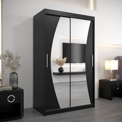 Wave Sliding Door Wardrobe 120cm