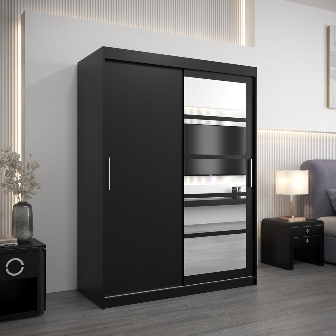 Roma I Sliding Door Wardrobe 150cm