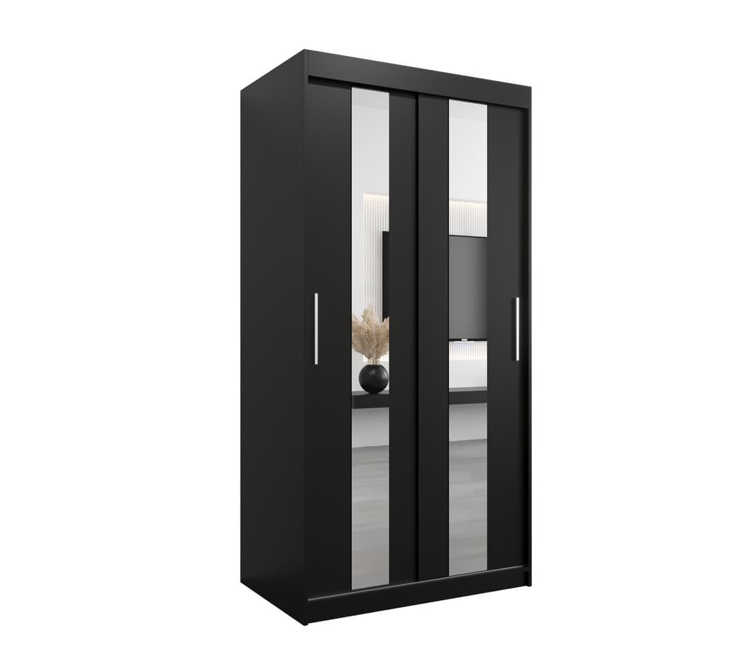 Pole Sliding Door Wardrobe 100cm - product image 11