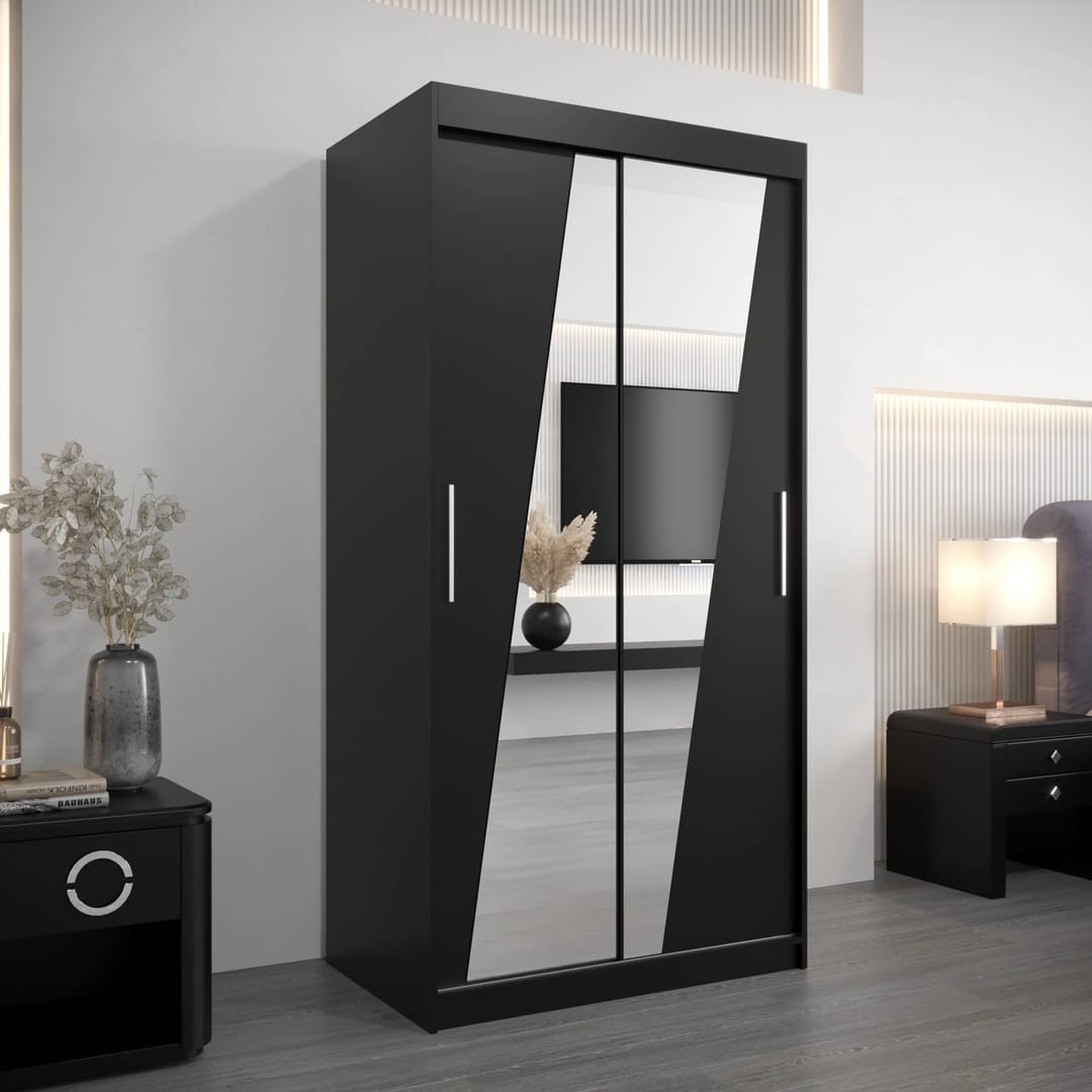 Rhomb Sliding Door Wardrobe 100cm - product image 5
