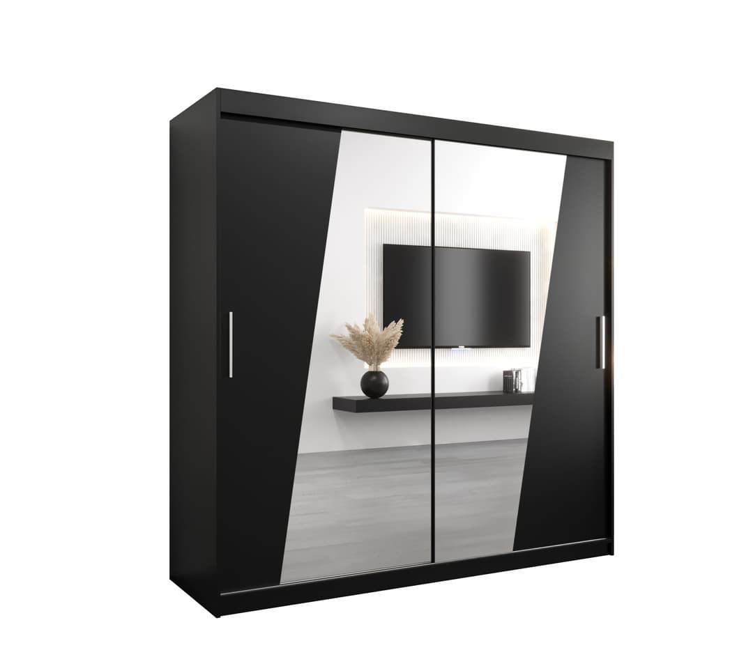 Rhomb Sliding Door Wardrobe 200cm