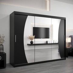 Wave Sliding Door Wardrobe 250cm