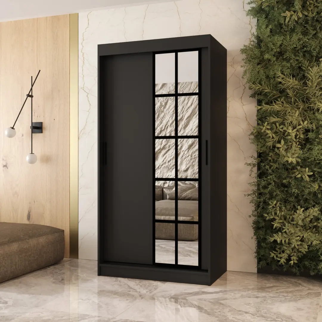 Orlando Sliding Door Wardrobe 100cm