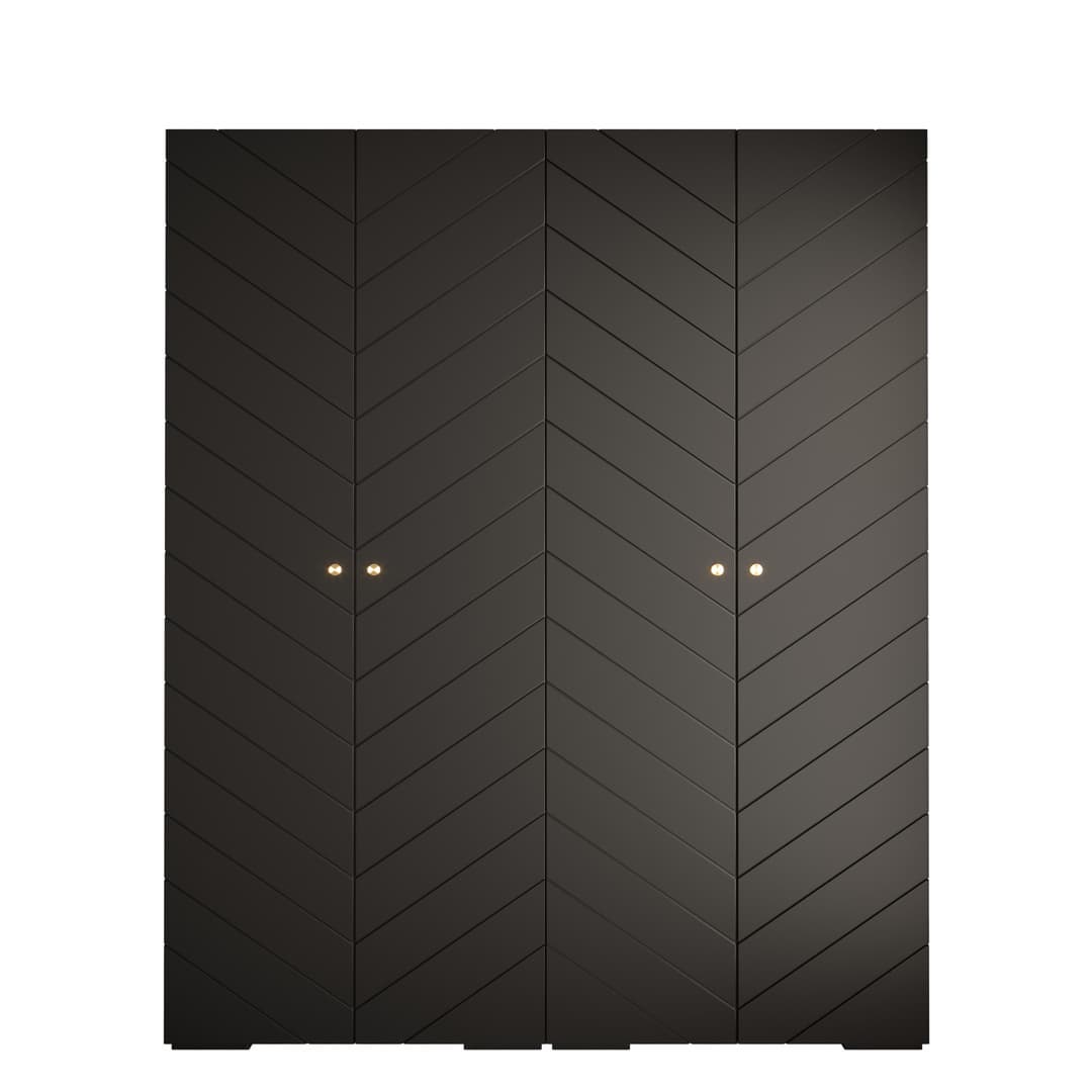 Manhattan IV Hinged Door Wardrobe 200cm - product image 5