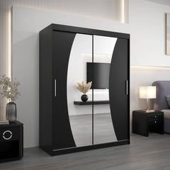 Wave Sliding Door Wardrobe 150cm
