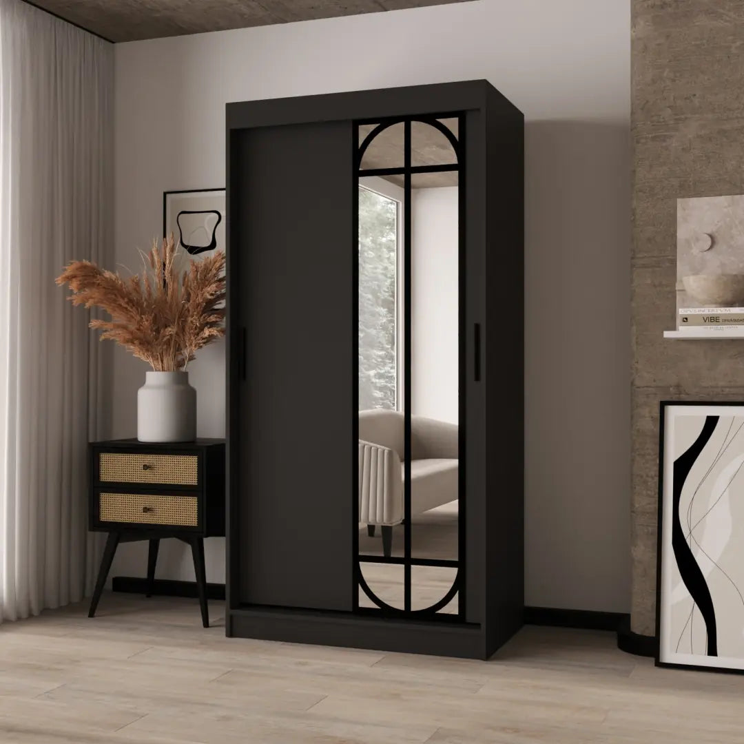 Lugo Sliding Door Wardrobe 100cm