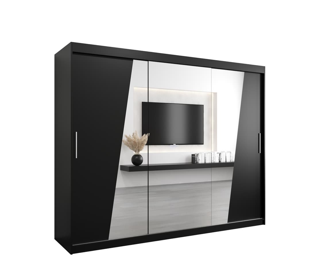 Rhomb Sliding Door Wardrobe 250cm
