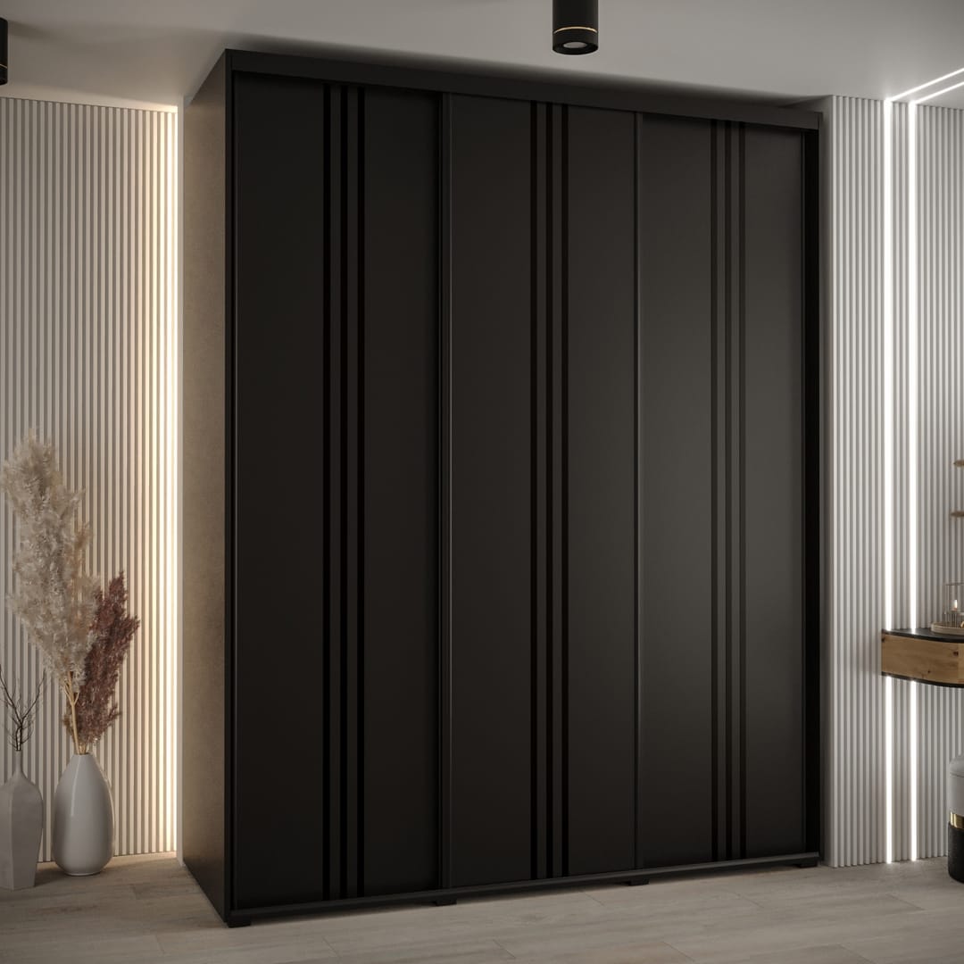 Cannes VI Sliding Door Wardrobe 200cm