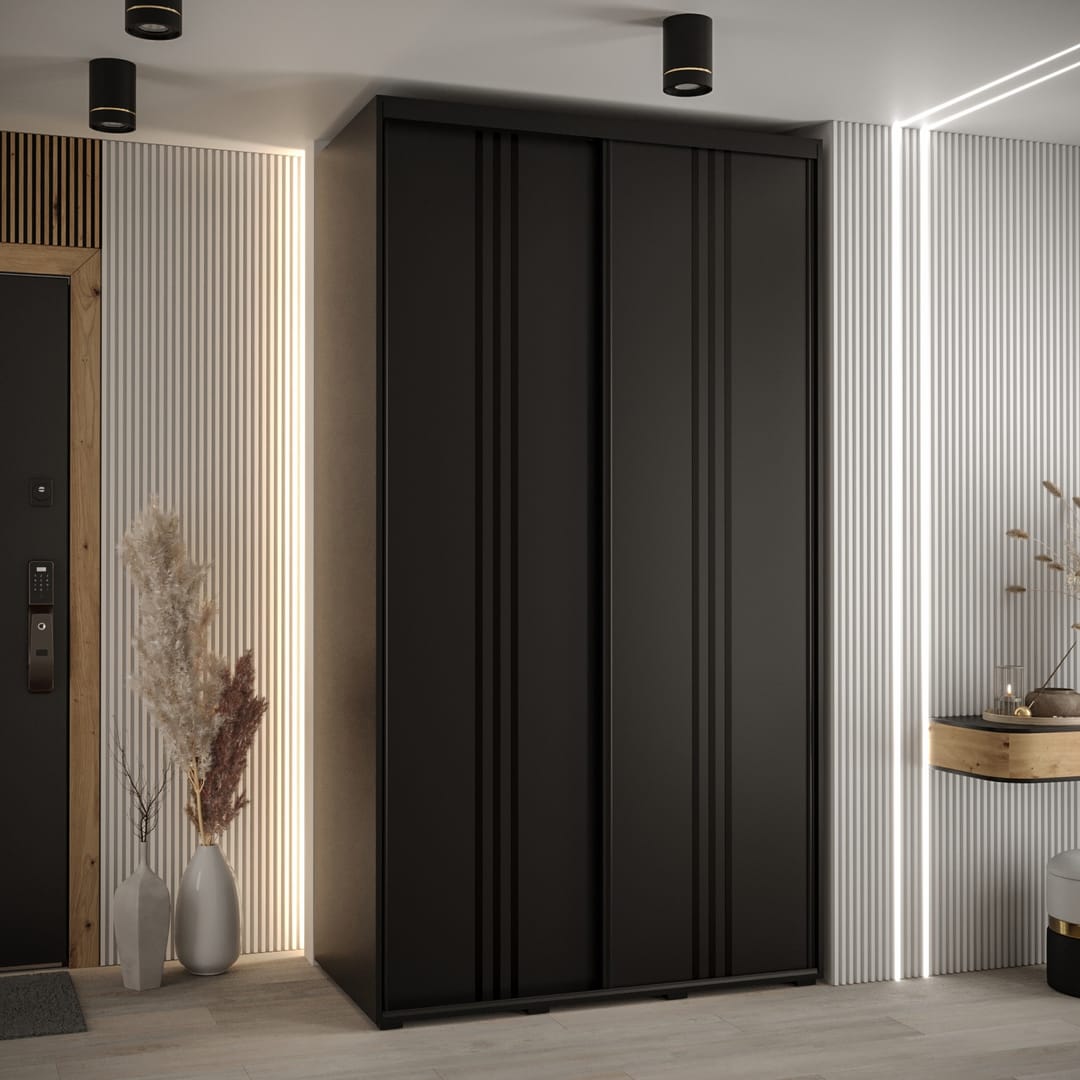 Cannes VI Sliding Door Wardrobe 140cm