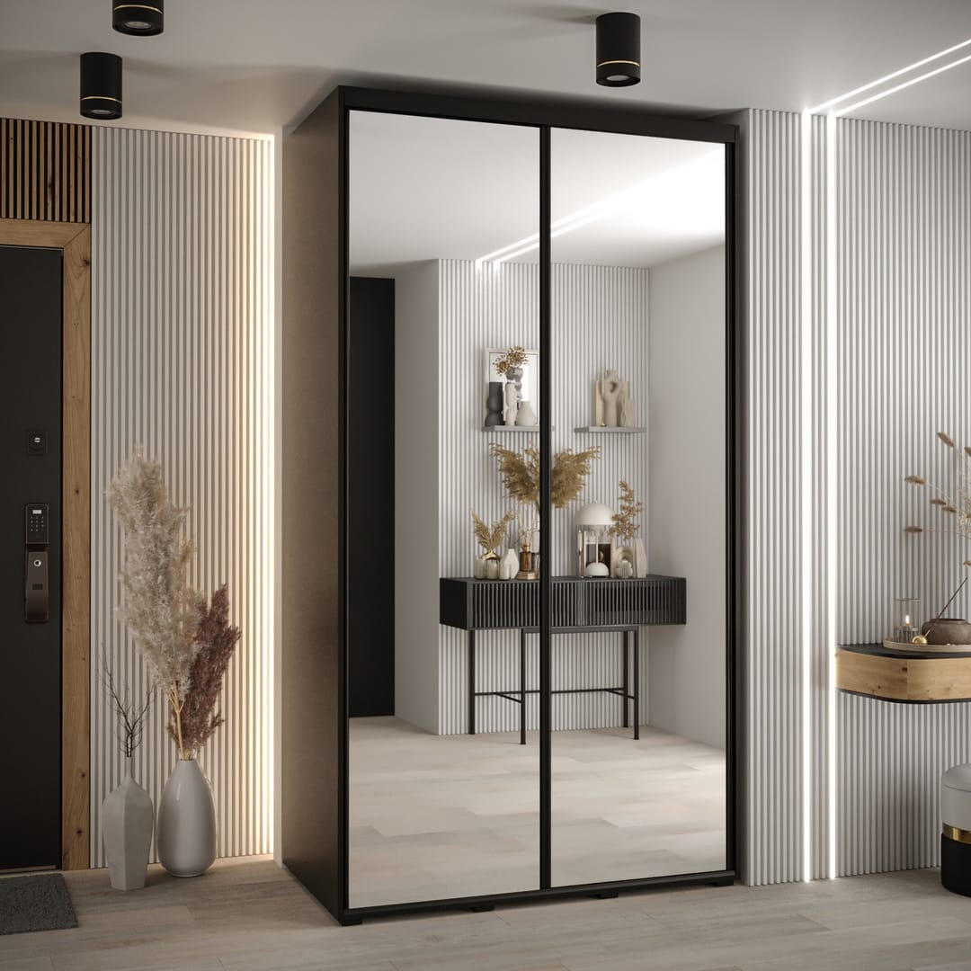 Cannes II Sliding Door Wardrobe 140cm