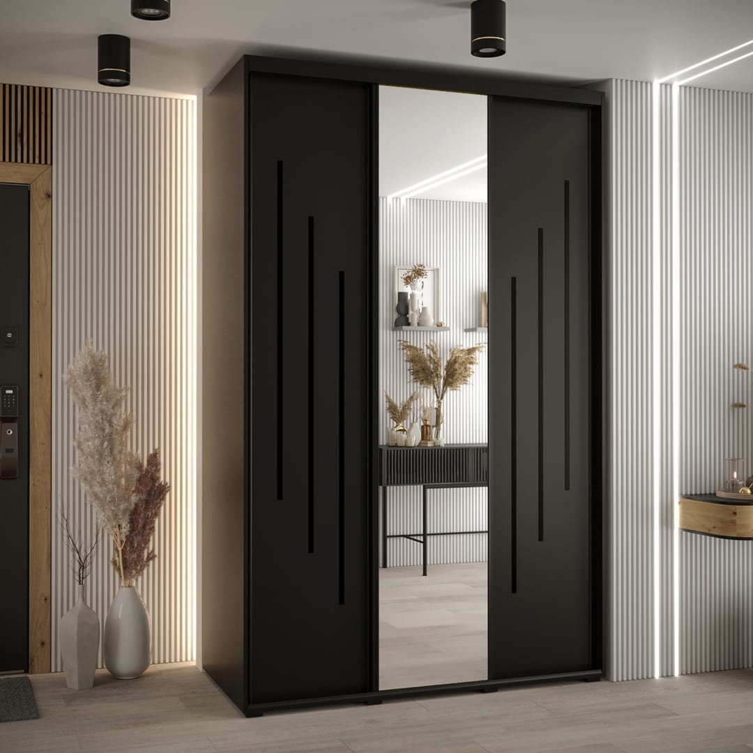 Cannes IX Sliding Door Wardrobe 150cm