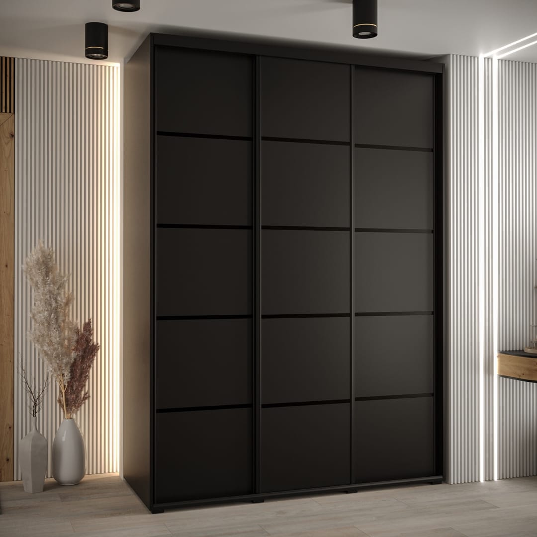 Cannes IV Sliding Door Wardrobe 180cm
