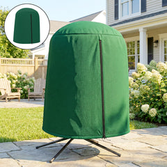 Outsunny 190 x Φ128cm Hanging Egg Chair Furniture Cover - Green