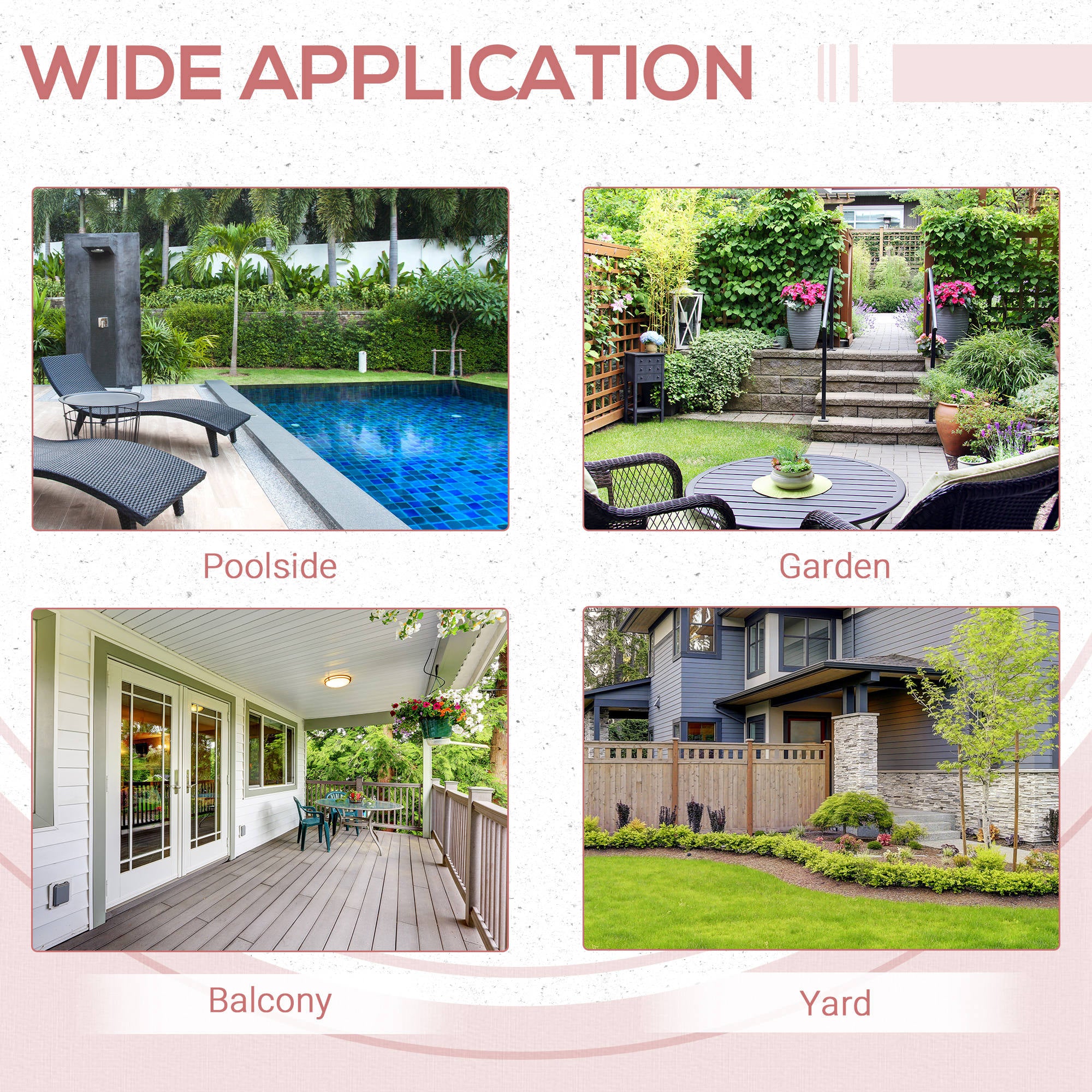 Outsunny Square PE Wicker Rattan Folding Table,Weather Resistant Wicker Weave Side Table with Steel Frame, Grey