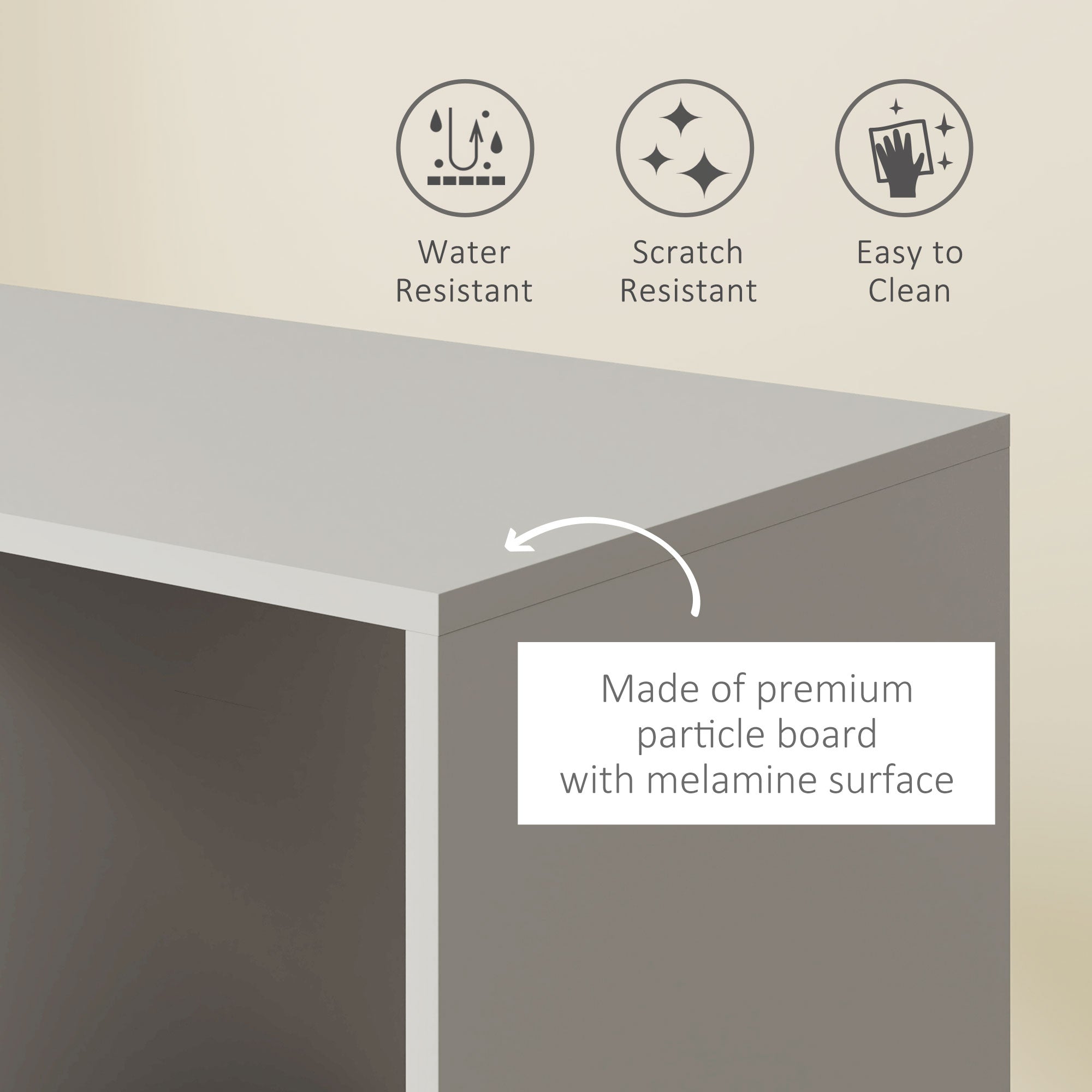 HOMCOM Open Wardrobe on Wheels, Bedroom Wardrobe with Clothes Hanging Rail, 3 Storage Shelves, Mobile Garment Rack for Cloakroom, Hallway, Grey