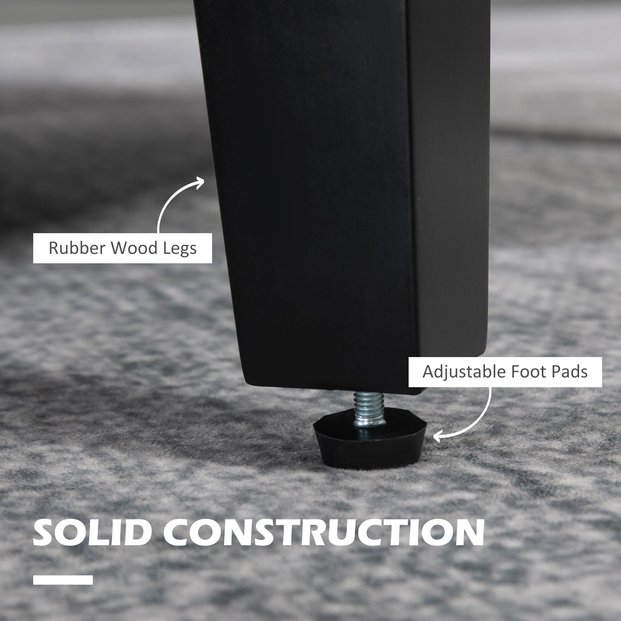 HOMCOM 2 Pieces Modern Armchairs with Rubber Wood Legs, Upholstered Accent Chairs, Single Sofa for Living Room, Bedroom, Grey