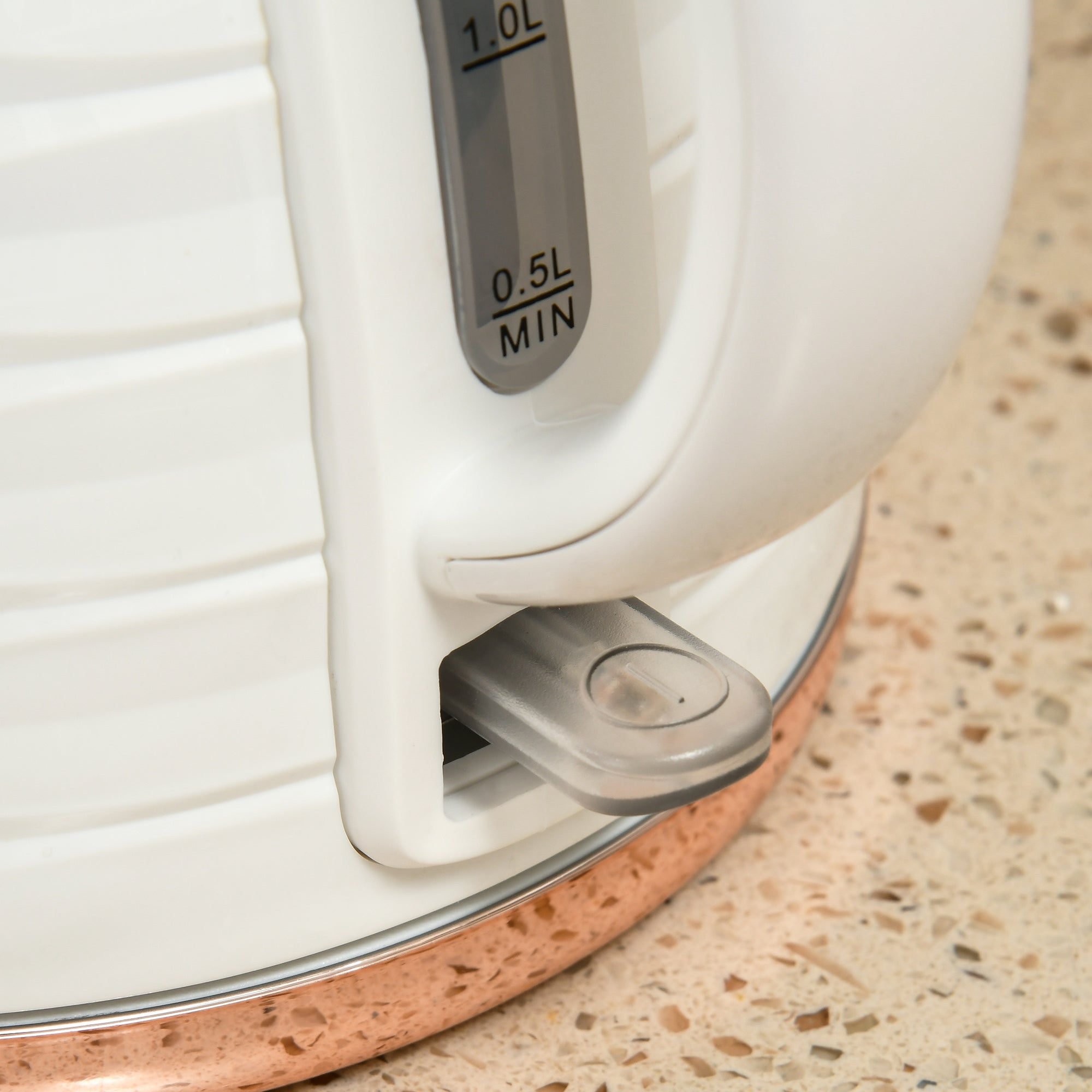 HOMCOM Kettle and Toaster Sets, 3000W 1.7L Rapid Boil Kettle & 4 Slice Toaster with 7 Browning Controls, Defrost, Reheat and Crumb Tray, UK Otter thermostat, Cream White