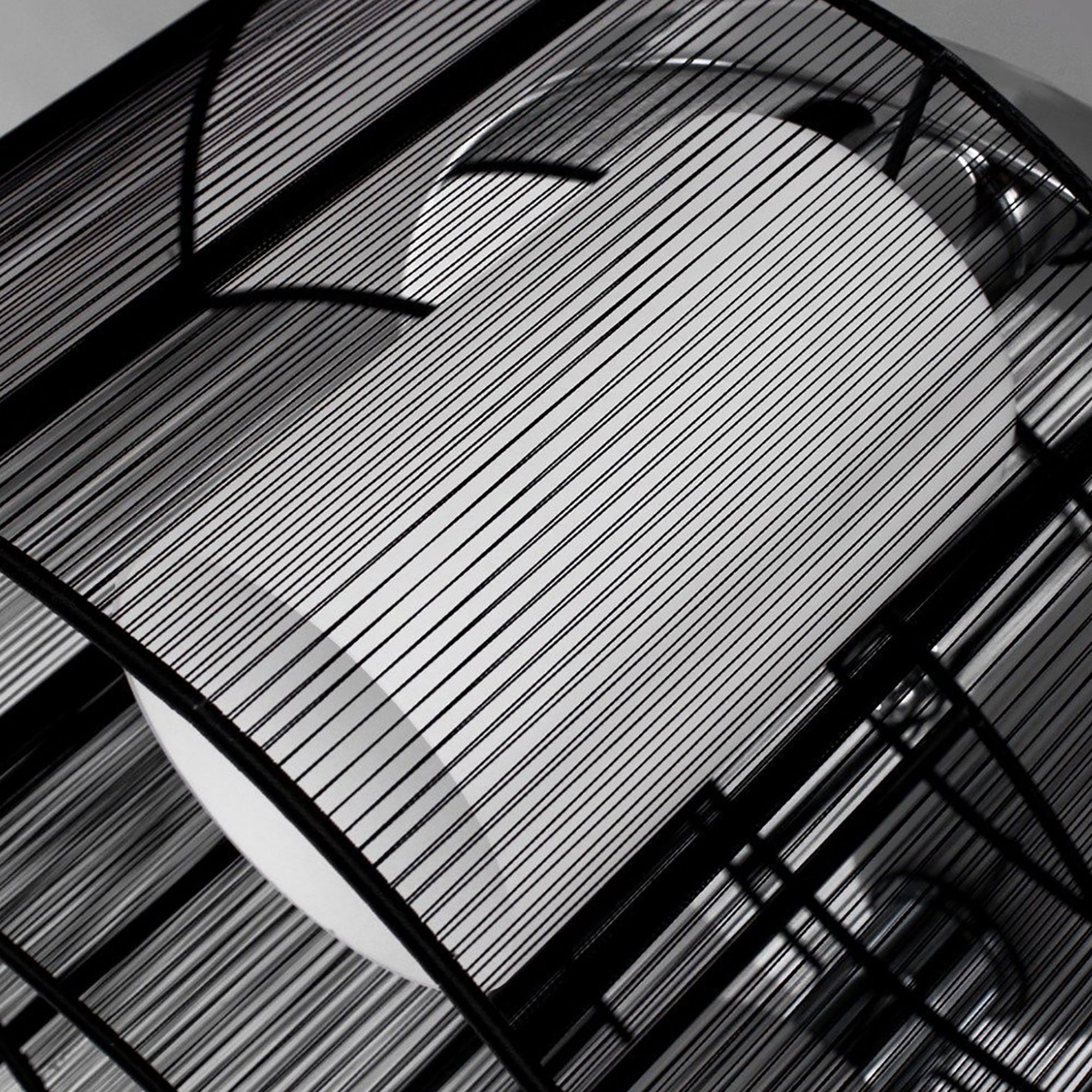 HOMCOM Modern Chandelier, Semi-Flush Mount Ceiling Light with 2 Light, E27 Bulb Base for Hallway, Dining Room, Living Room, White and Black