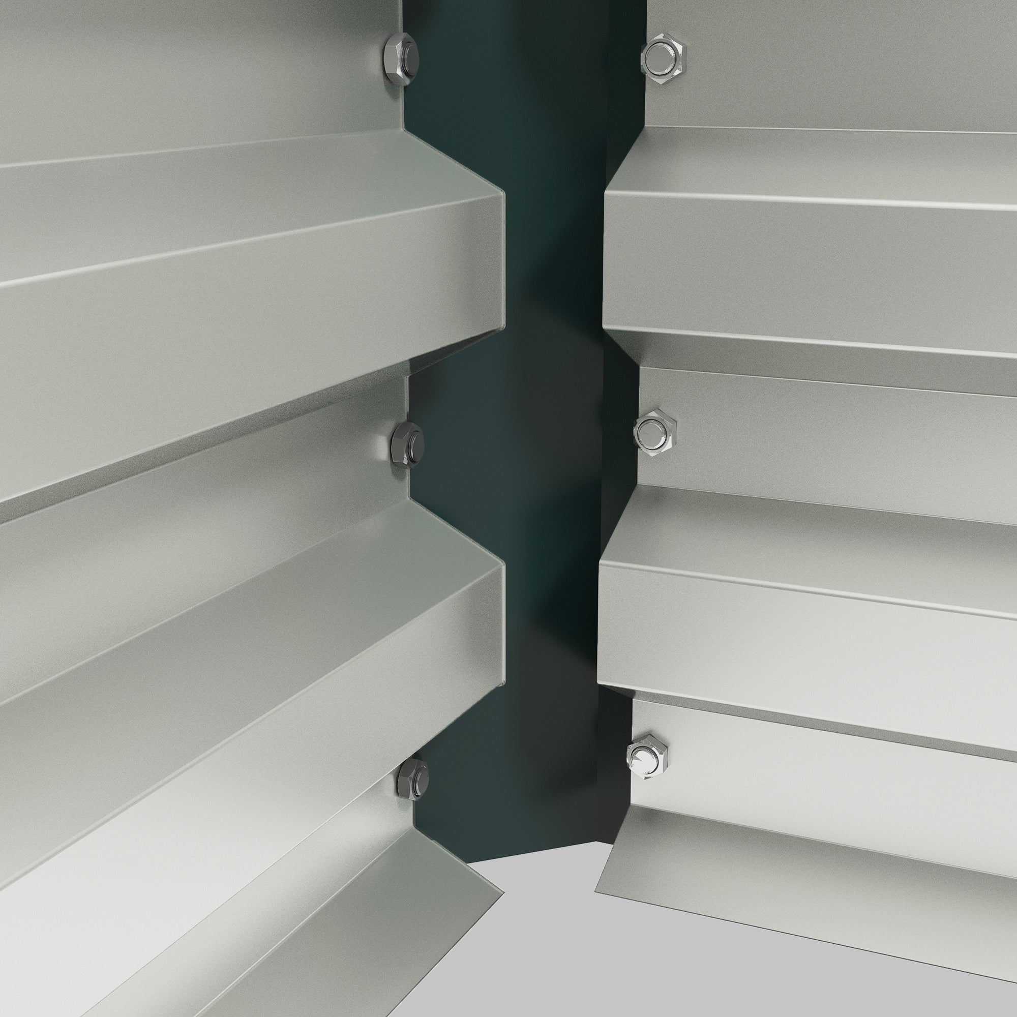 Outsunny Set of Two 110 x 65cm Steel Planter Boxes - Green