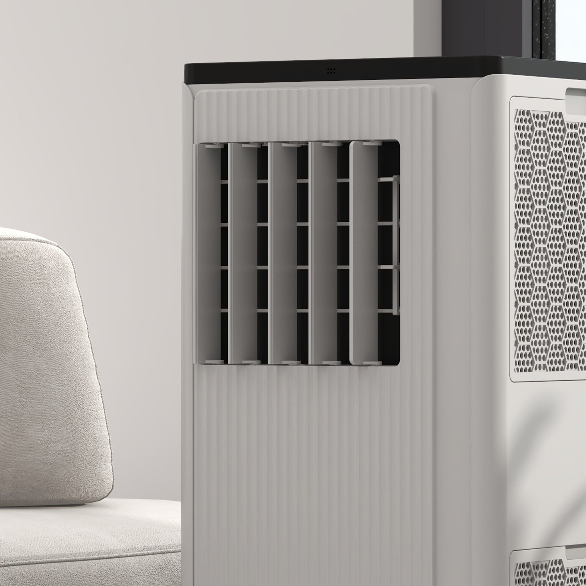 HOMCOM 9,000 BTU App-Controlled Mobile Air Conditioner, 20m√Ç¬≤ Radius - White