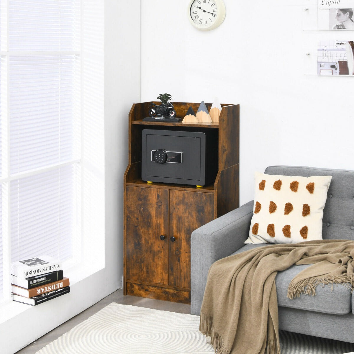 Digital Security Safe Box with Keys for Jewelry Money Cash