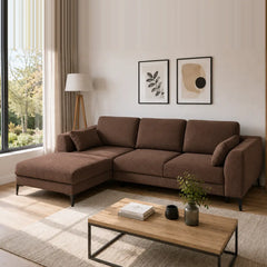 Corner Sofa Bed Imperia in Brown, image 7
