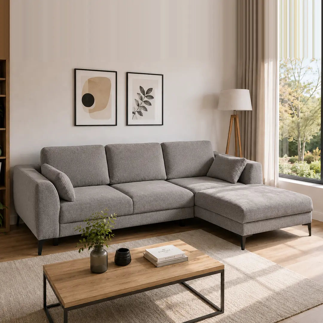 Corner Sofa Bed Imperia in Grey, image 15