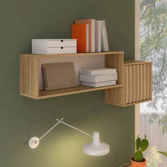 Eliston Floating Shelf 121cm in Oak Mauvella