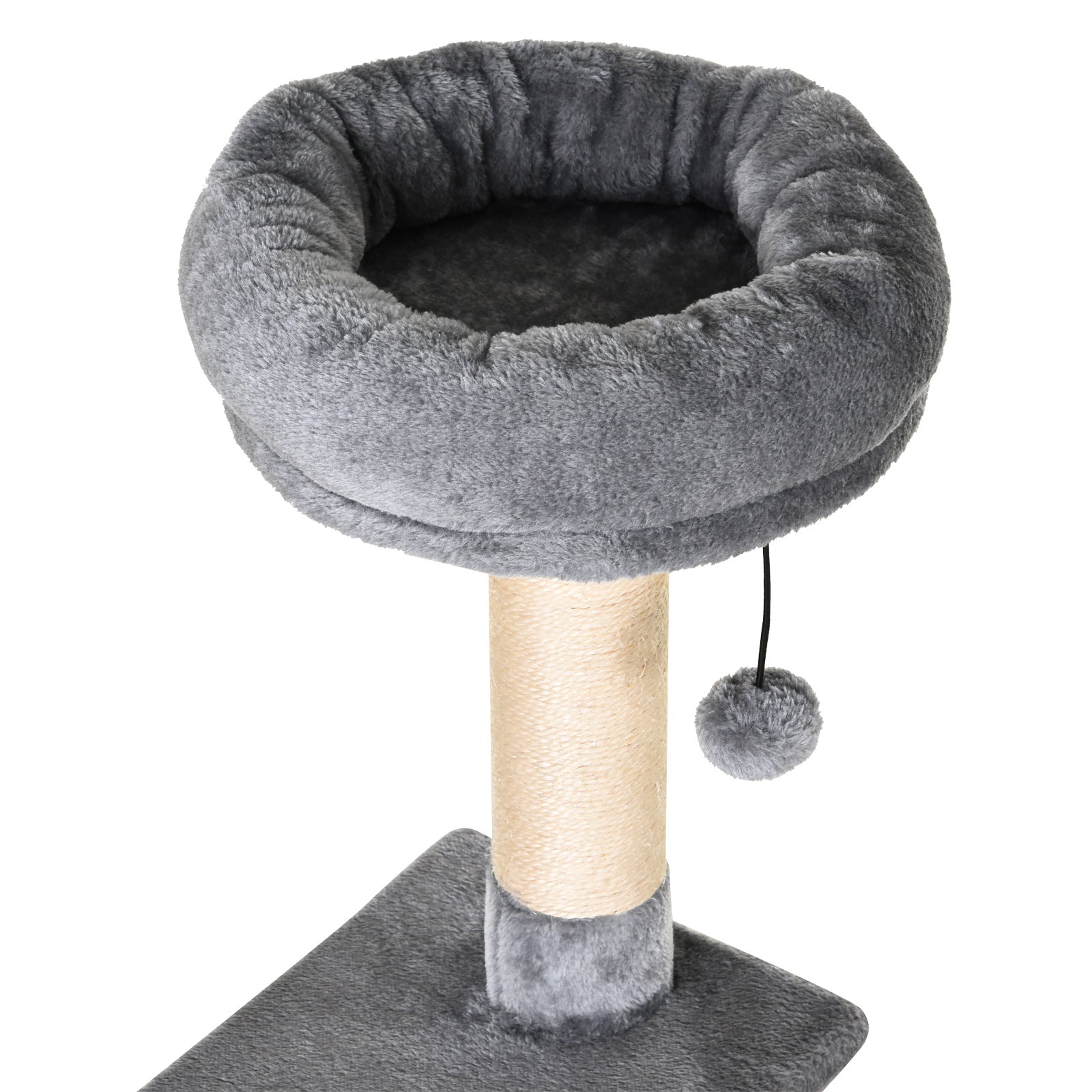 PawHut Cat Tree for Indoor Cats Condo Tower Multi-level Height 150CM Kittens Activity Stand House with Toys & Various Scratching Posts