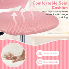 Ergonomic Children Study Chair with Adjustable Height-Pink